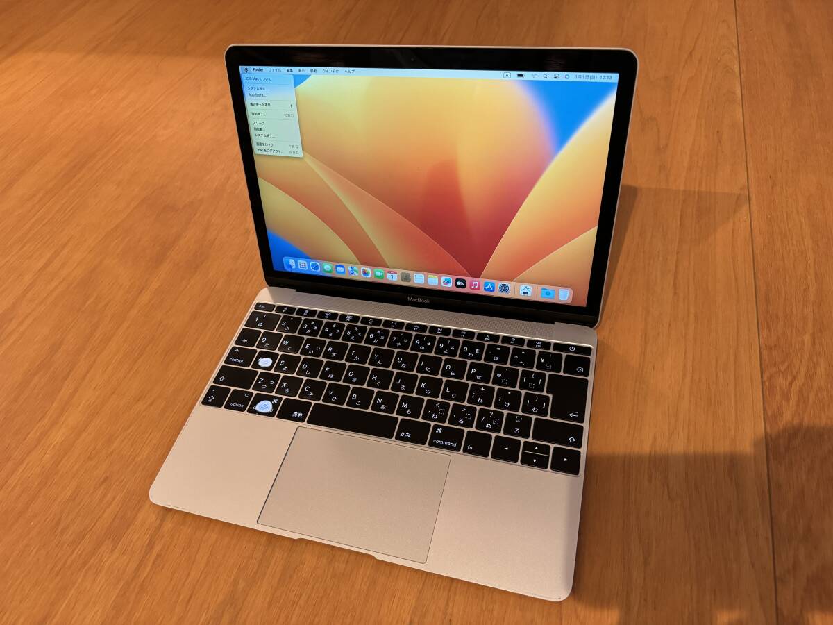 Apple MacBook 12インチ 2017 Core i5 1.3GHz/RAM 8GB/SSD 512GB