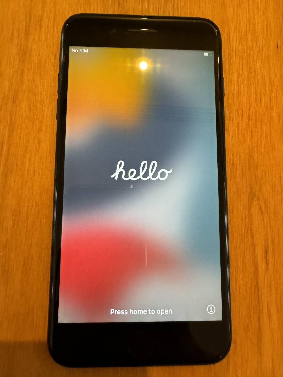 Apple iPhone 7Plus 256GB A1785 (NN6Q2J/A) ジェットブラック Docomo SIMロック解除済み