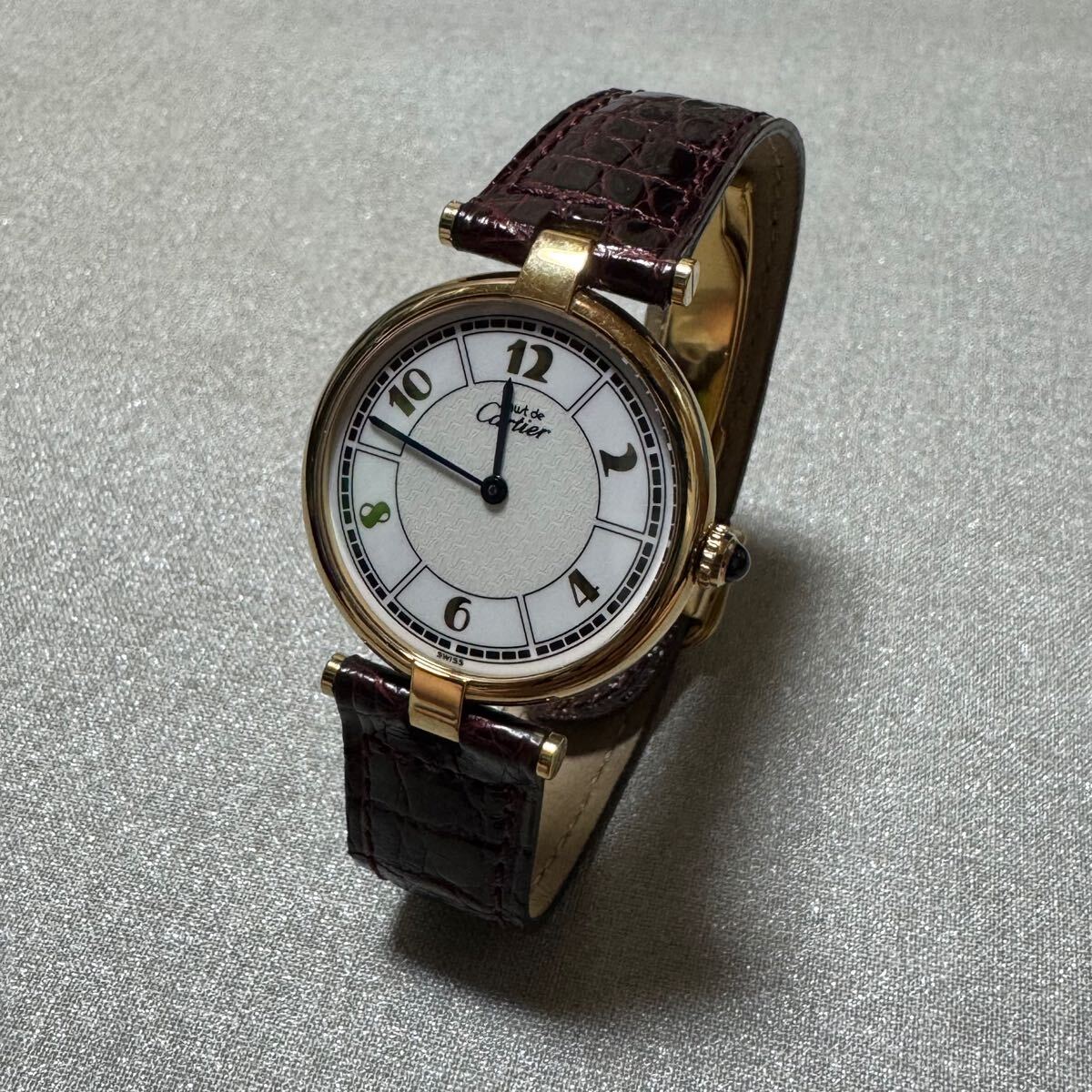 Cartier カルティエ マストヴァンドームLM 1861 腕時計 925 極美 Cartier カルティエ マストヴァンドームLM 1861 腕時計 925 極美