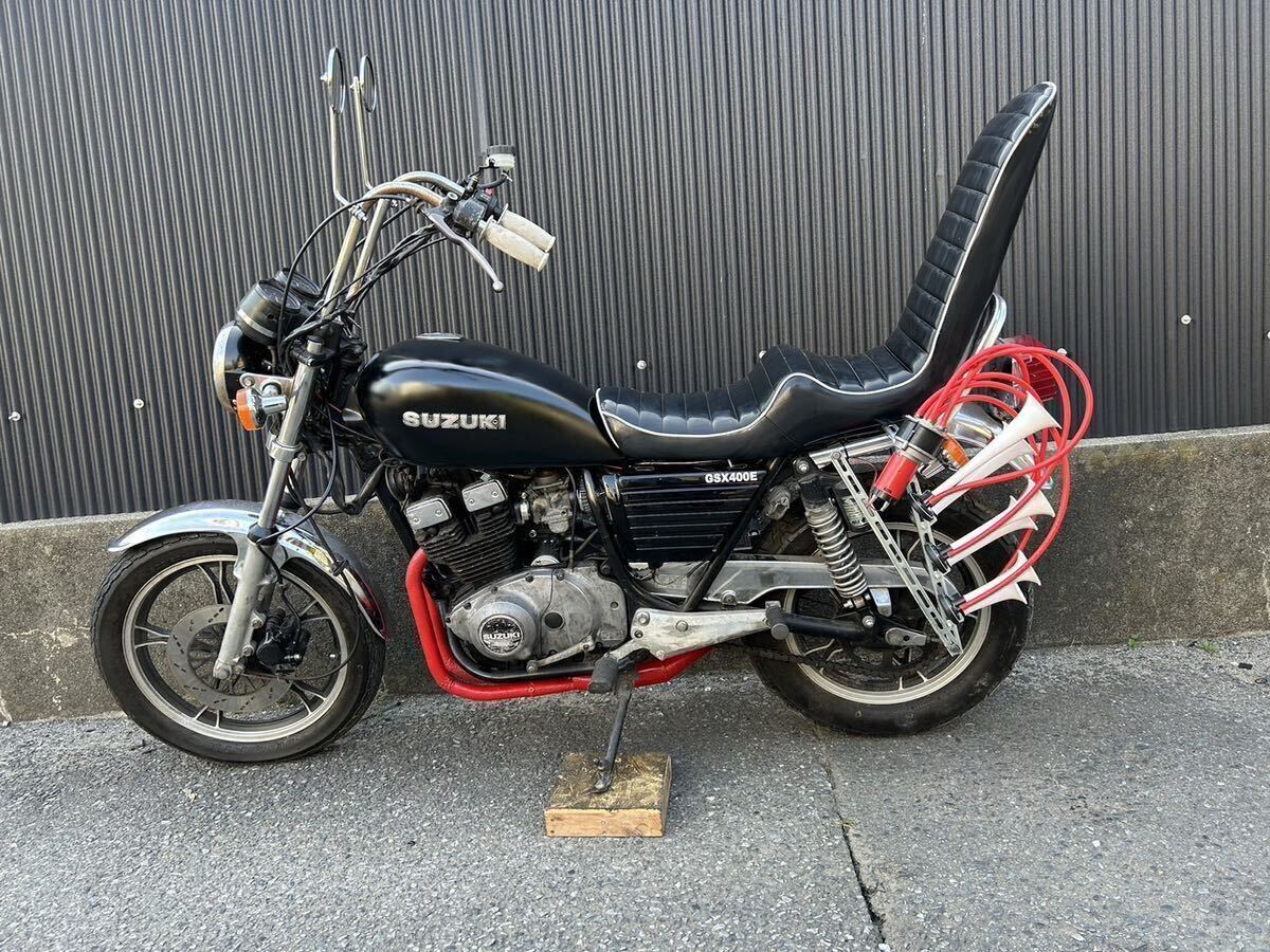 GSX250E GSX400E GS400 ザリ ゴキ 三段シート タックロール シート GSX250E GSX400E GS400 ザリ ゴキ 三段シート タックロール シート