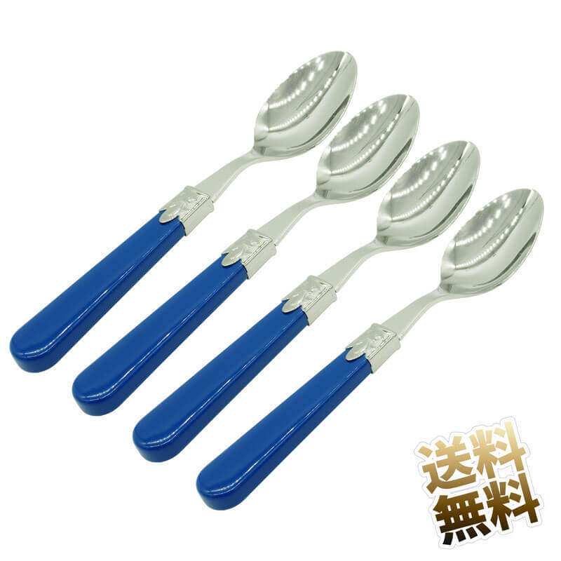 【4点セット】スプーン パール金属 ティースプーン ステンレス製 抗菌加工