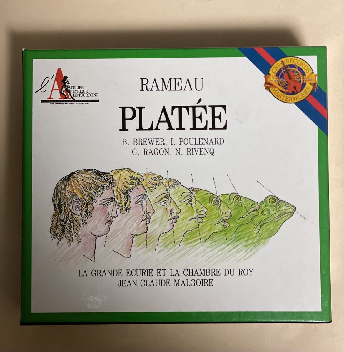 海外CD 歌劇　プラトー　ジャン=フィリップ?ラモー　カエルの妖精　ジャン=クロード?マルゴワール　Rameau Platee 