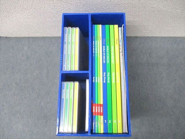 XC25-150 ワールドファミリー ディズニー ワールドオブイングリッシュ Sing Along! シング・アロング 計9冊 CD6枚付 ★ ☆ 00L4D