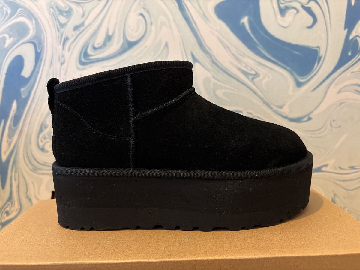 UGG WOMEN CLASSIC ULTRA MINI BLACK アグ ムートンブーツ