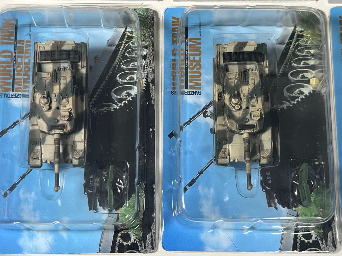 1/144 TAKARA タカラ WTM ワールドタンク ミュージアム 第4弾 陸上自衛隊 90式戦車 冬季迷彩 ×3_画像2
