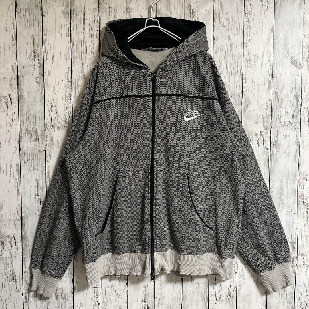 00's NIKE ナイキ ジャージパーカー L グレー トラック 00's NIKE ナイキ ジャージパーカー L グレー トラック