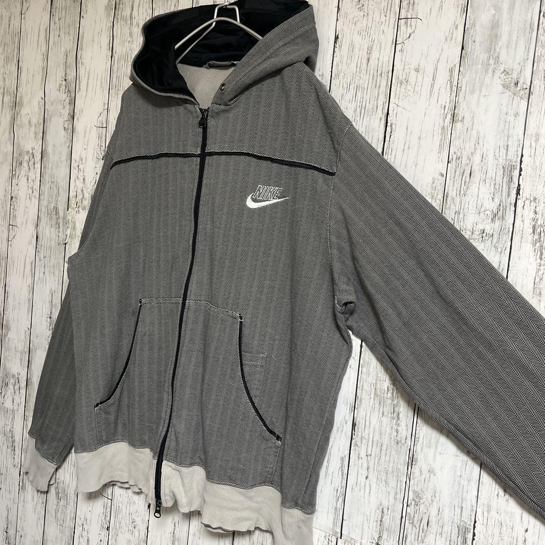 00's NIKE ナイキ ジャージパーカー L グレー トラック 00's NIKE ナイキ ジャージパーカー L グレー トラック