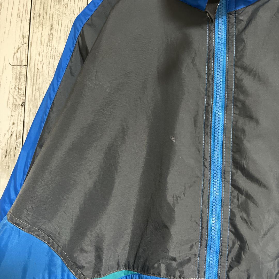 90's NIKE ナイキ 銀タグ ナイロンジャケット L相当 青グレー緑 90's NIKE ナイキ 銀タグ ナイロンジャケット L相当 青グレー緑