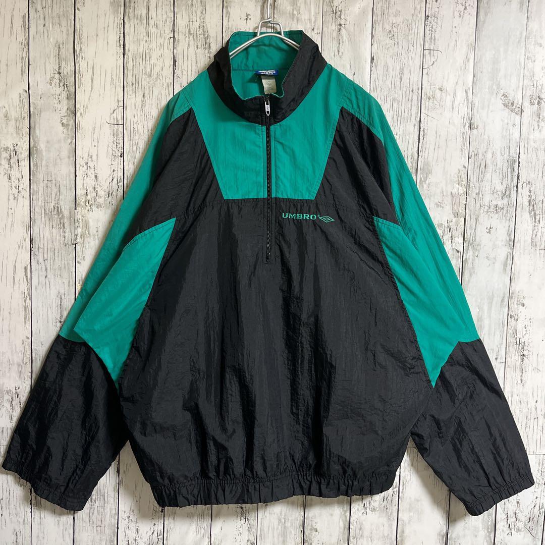 90's UMBRO アンブロ ハーフジップ アノラック ナイロン 90's UMBRO アンブロ ハーフジップ アノラック ナイロン