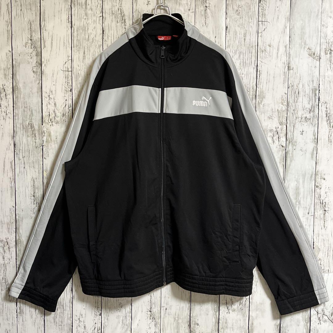 PUMA プーマ トラックジャケット ジャージ XL 黒 ブラック ワン PUMA プーマ トラックジャケット ジャージ XL 黒 ブラック ワン