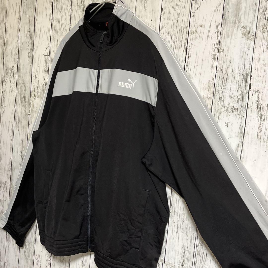 PUMA プーマ トラックジャケット ジャージ XL 黒 ブラック ワン PUMA プーマ トラックジャケット ジャージ XL 黒 ブラック ワン