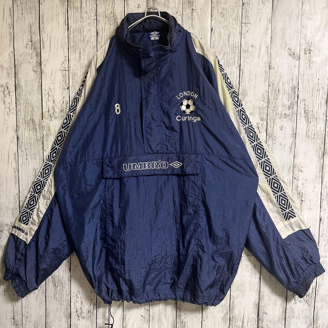 90's UMBRO アンブロ アノラックパーカー ナイロンジャケット XL 90's UMBRO アンブロ アノラックパーカー ナイロンジャケット XL