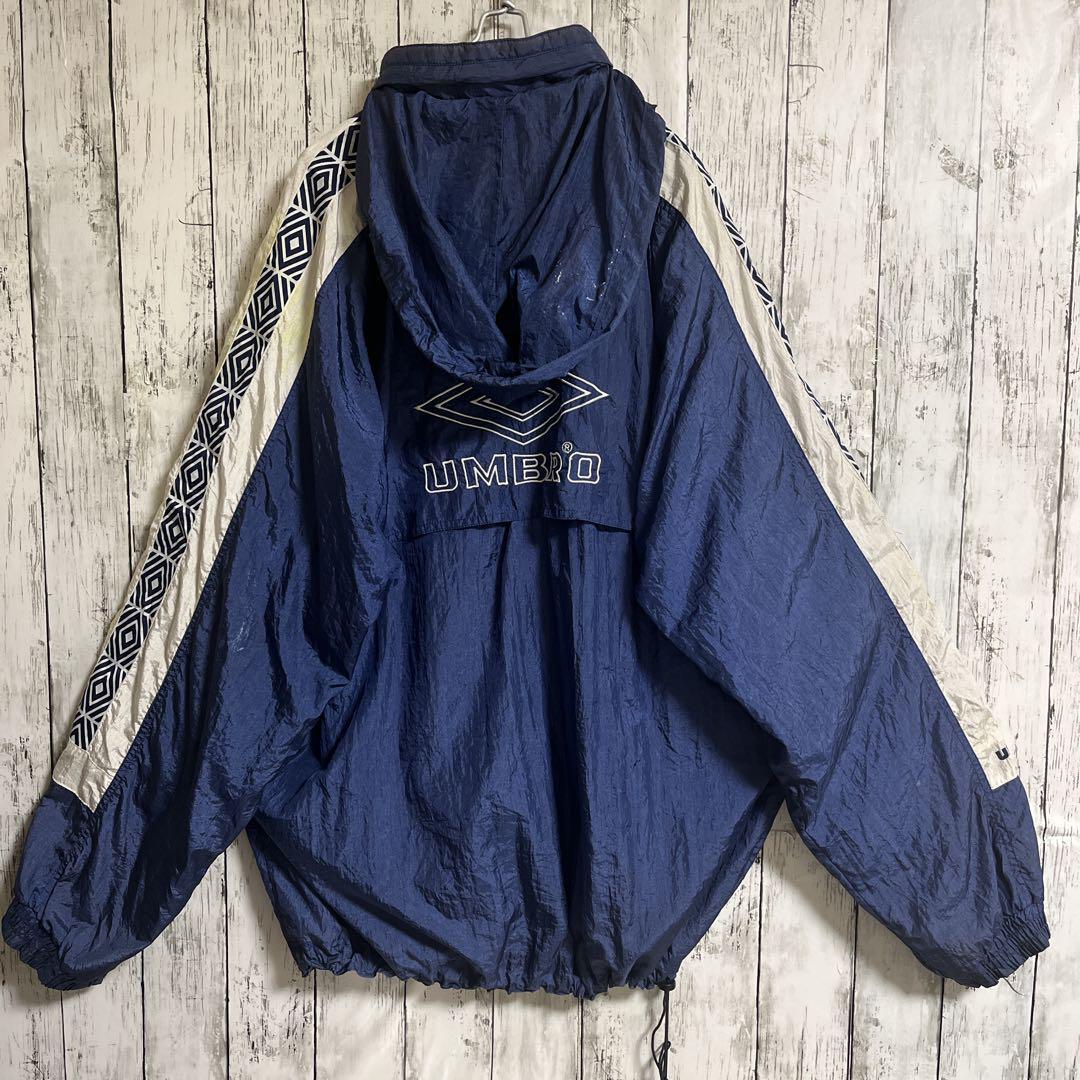 90's UMBRO アンブロ アノラックパーカー ナイロンジャケット XL 90's UMBRO アンブロ アノラックパーカー ナイロンジャケット XL