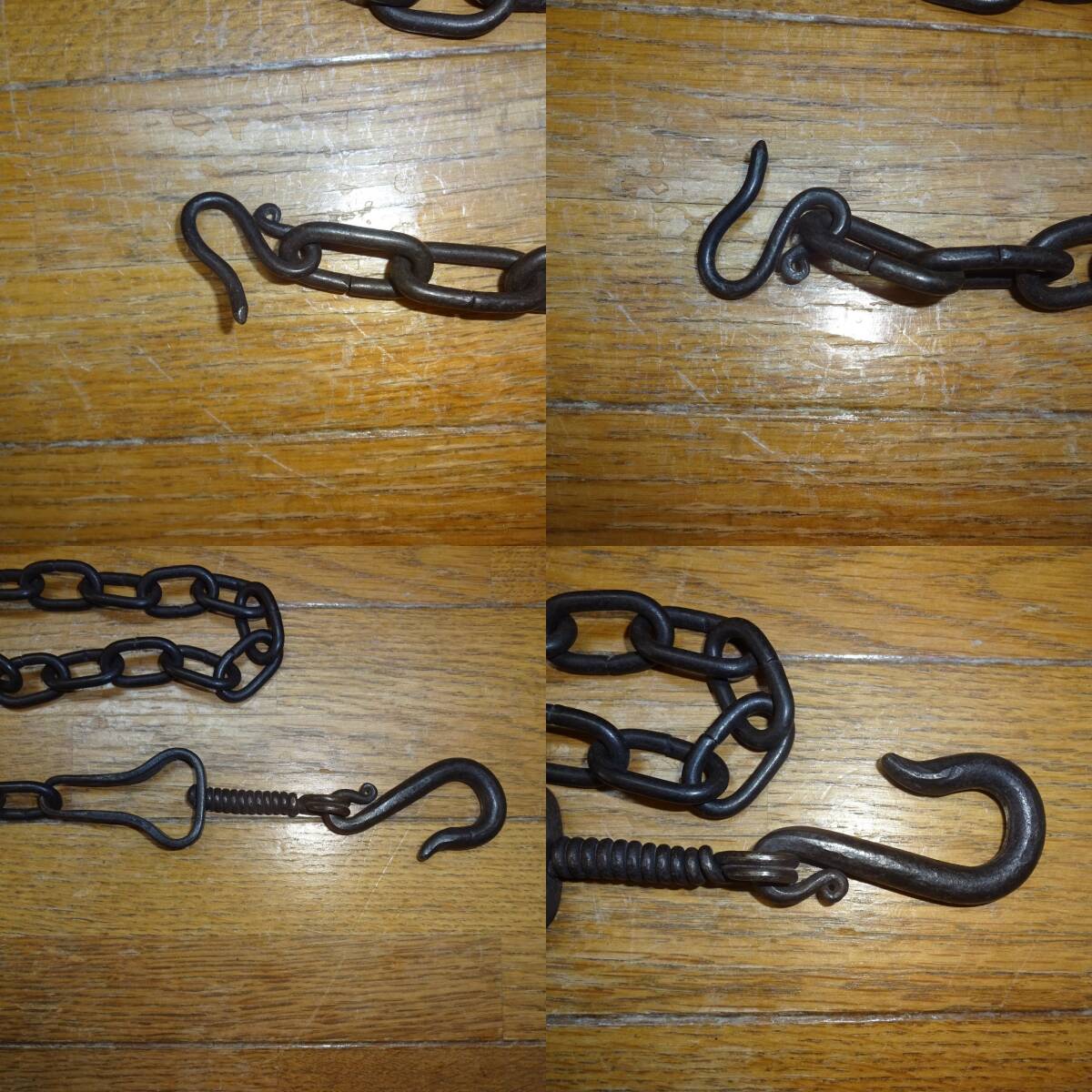 茶道具 自在鉤 釜鎖 釣釜用具 自在鎖/釜かん/釣手 3点セット 浄 茶道具 自在鉤 釜鎖 釣釜用具 自在鎖/釜かん/釣手 3点セット 浄