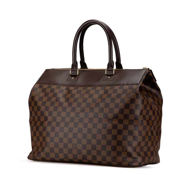  Louis Vuitton Damier Gris nijiPM сумка "Boston bag" N41165 Brown PVC кожа женский LOUIS VUITTON [ б/у ]