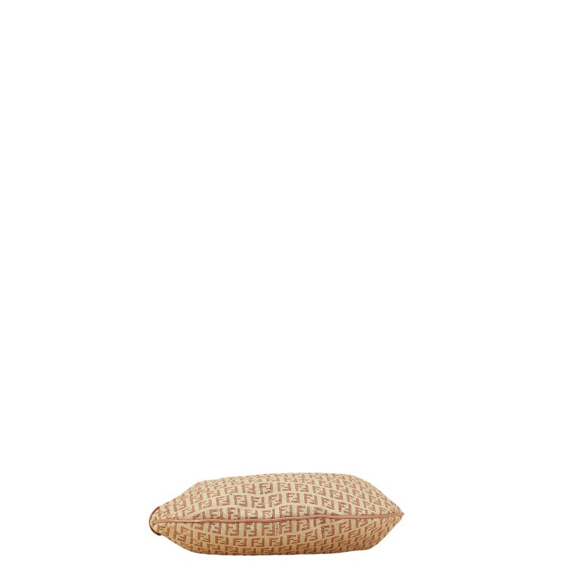  Fendi Zucca one сумка на плечо 8BR228 бежевый розовый парусина кожа женский FENDI [ б/у ]