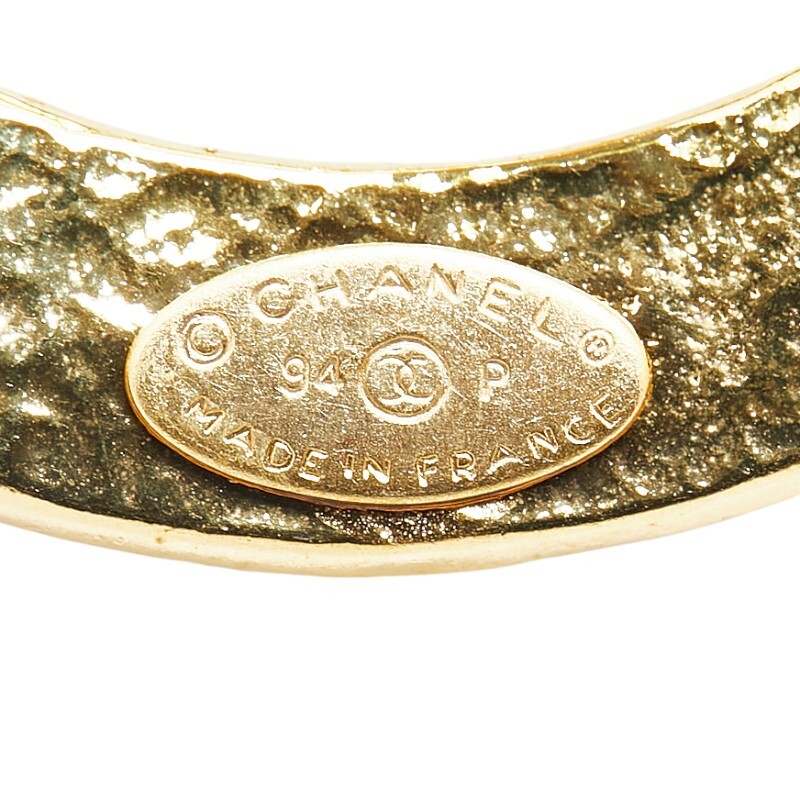 シャネル ヴィンテージ ココマーク ブローチ ゴールド メッキ レディース CHANEL 【中古】