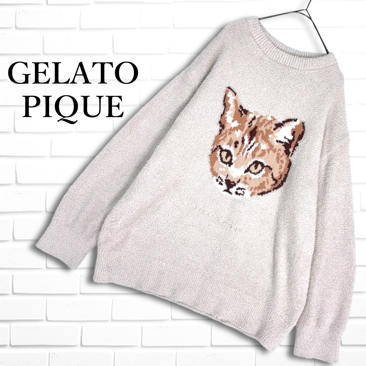 gelato pique(ジェラートピケ)の「CAT ジャガードプルオーバー gelato pique(ジェラートピケ)の「CAT ジャガードプルオーバー