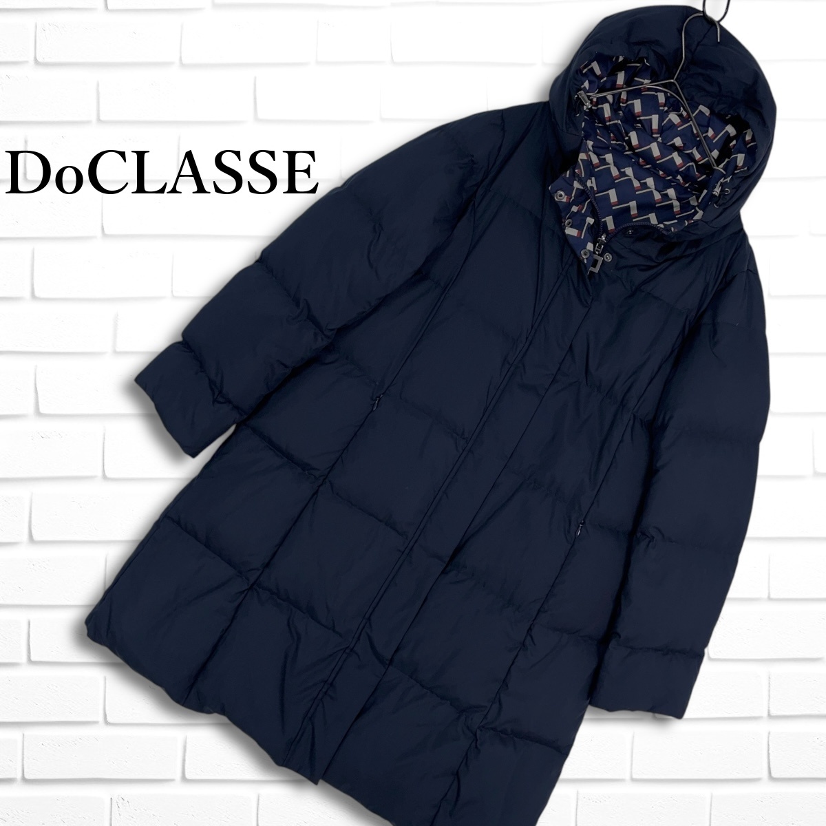 良品 送料無料 DoCLASSE ドゥクラッセ リバーシブル ダウン 良品 送料無料 DoCLASSE ドゥクラッセ リバーシブル ダウン