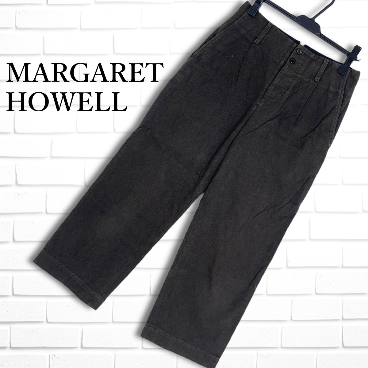 良品 MARGARET HOWELL マーガレットハウエル コットン ワイド 良品 MARGARET HOWELL マーガレットハウエル コットン ワイド