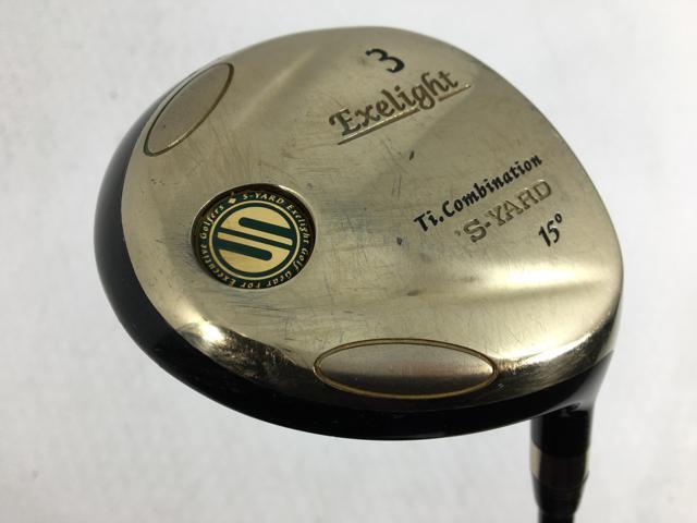  prompt decision affordable goods! used S-YARD Exelight fairway 2007 3W original carbon 15 R-1