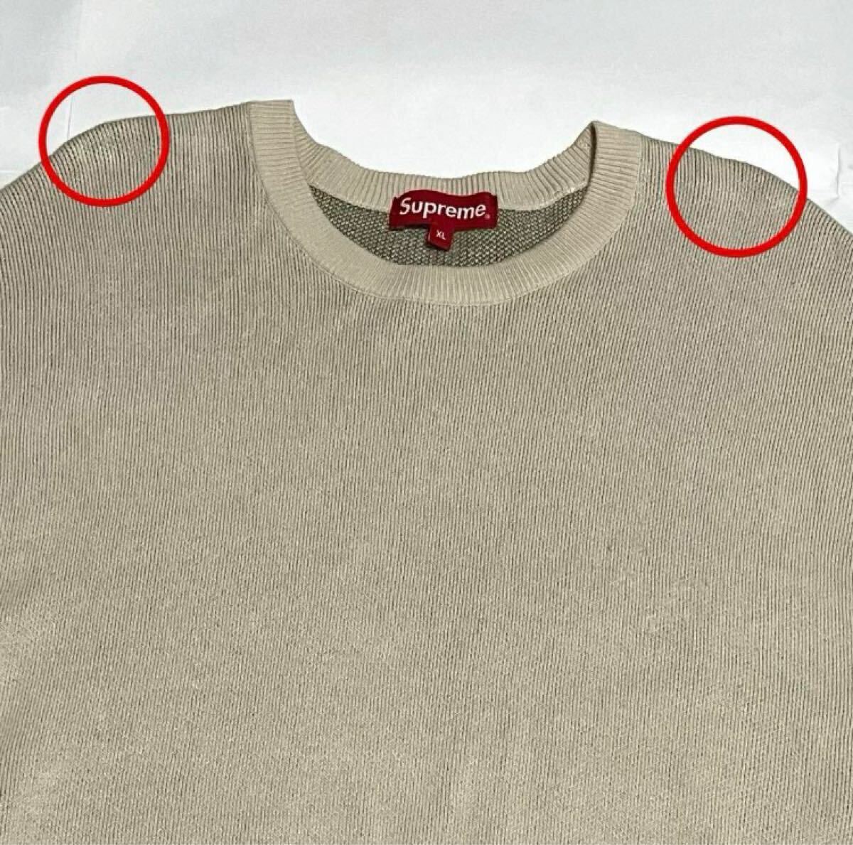 希少】Supreme シュプリーム Sleeve Stripe Sweater クルー 希少】Supreme シュプリーム Sleeve Stripe Sweater クルー