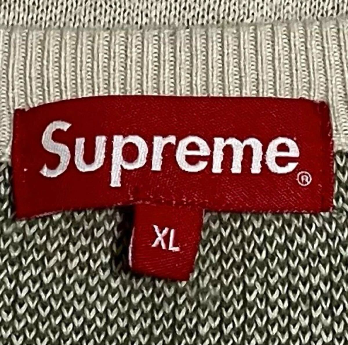 希少】Supreme シュプリーム Sleeve Stripe Sweater クルー 希少】Supreme シュプリーム Sleeve Stripe Sweater クルー