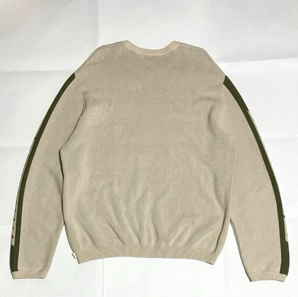 希少】Supreme シュプリーム Sleeve Stripe Sweater クルー 希少】Supreme シュプリーム Sleeve Stripe Sweater クルー