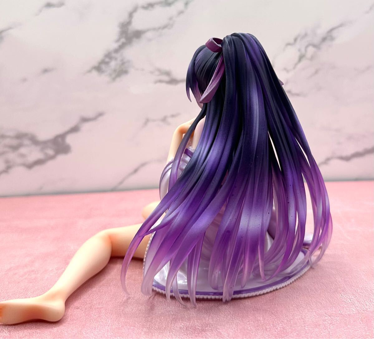 デート・ア・ライブV ☆Desktop フィギュア 夜刀神十香 ナイトウェアver リペイントフィギュア 透け リメイク 美少女 パジャマ_画像6