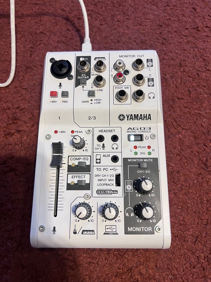 中古品】YAMAHA ( ヤマハ ) AG03 旧製品|ホビー・楽器・アート 中古品】YAMAHA ( ヤマハ ) AG03 旧製品|ホビー・楽器・アート