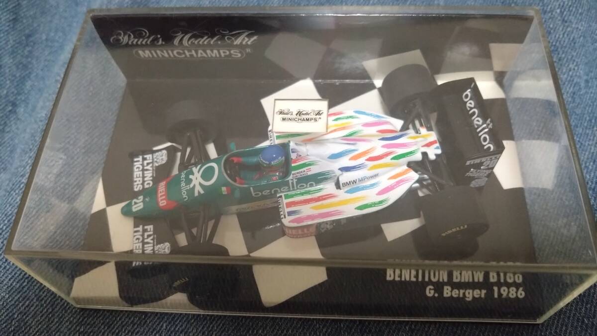 1/43 MINICHAMPS 1986年ベネトンBMW B186#20 G・ベルガー