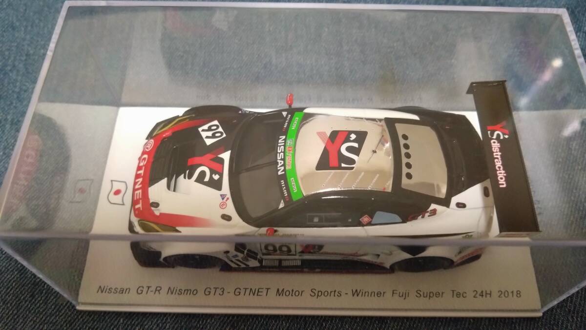 1/43 SPARK 2018年富士スーパーテックウィナー ニッサンGT-R nismo GT3#99 浜野彰彦、星野一樹、藤波清斗、安田裕信、Z・ジェン