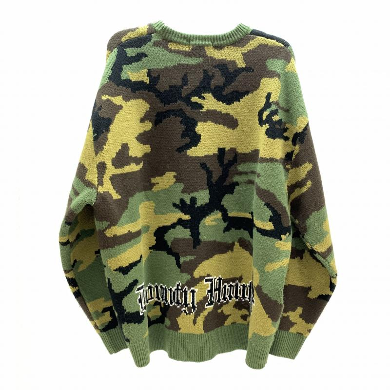 [ б/у ]Supreme×Bounty Hunter 23AW Sweater Woodland Camo XL a Supreme Bounty Hunter [240092285742]
