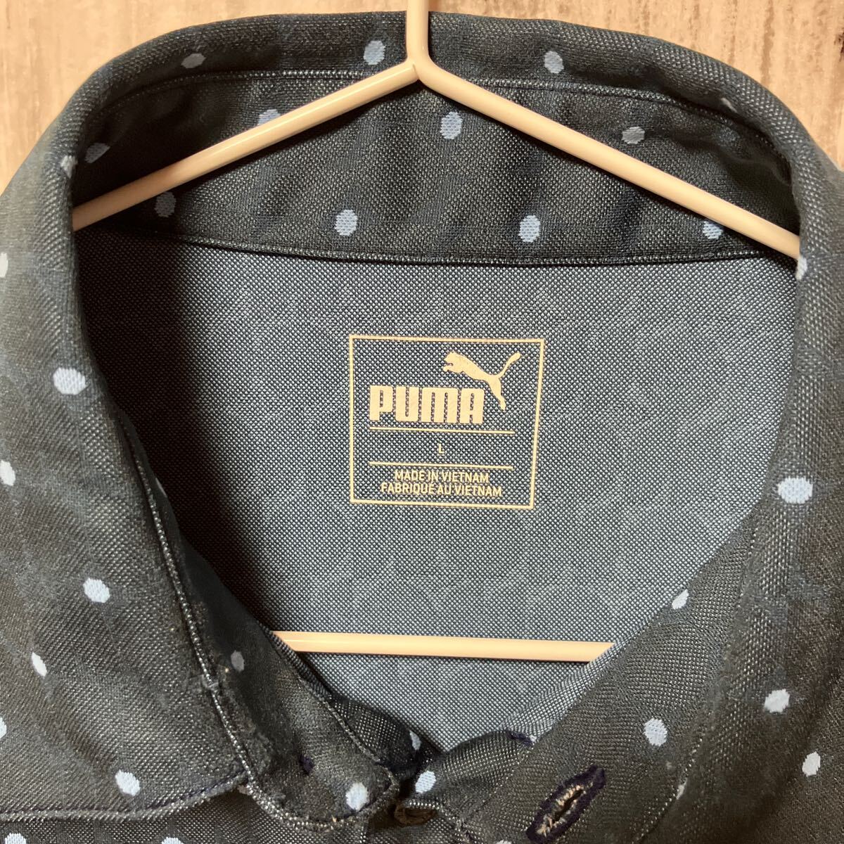 PUMA GOLF プーマゴルフ メンズ 長袖ポロシャツ L ネイビー PUMA GOLF プーマゴルフ メンズ 長袖ポロシャツ L ネイビー