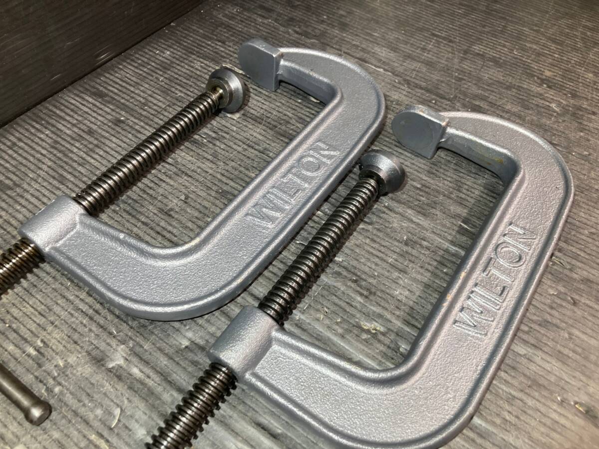 長期保管未使用品】WILTON C-クランプ 4個セット 540A-6 長期保管未使用品】WILTON C-クランプ 4個セット 540A-6