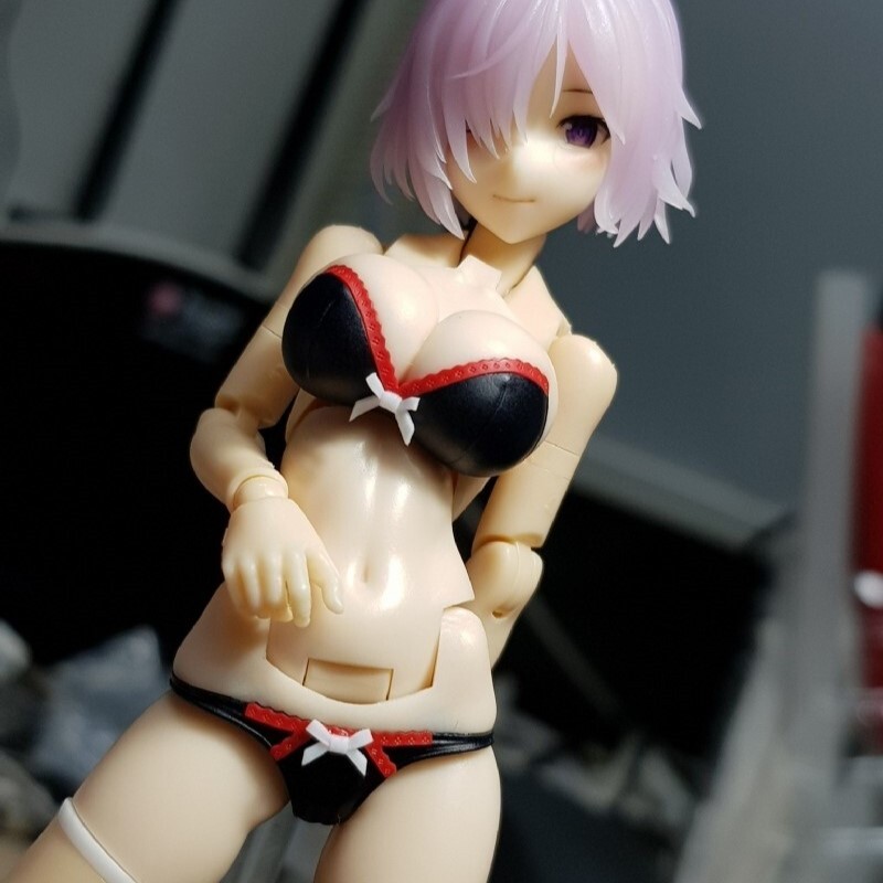 メガミデバイス BODY レース下着(黒) ※改造パーツのみ※ カラーレジン 改造パーツ カスタム パーツ キット 樹脂