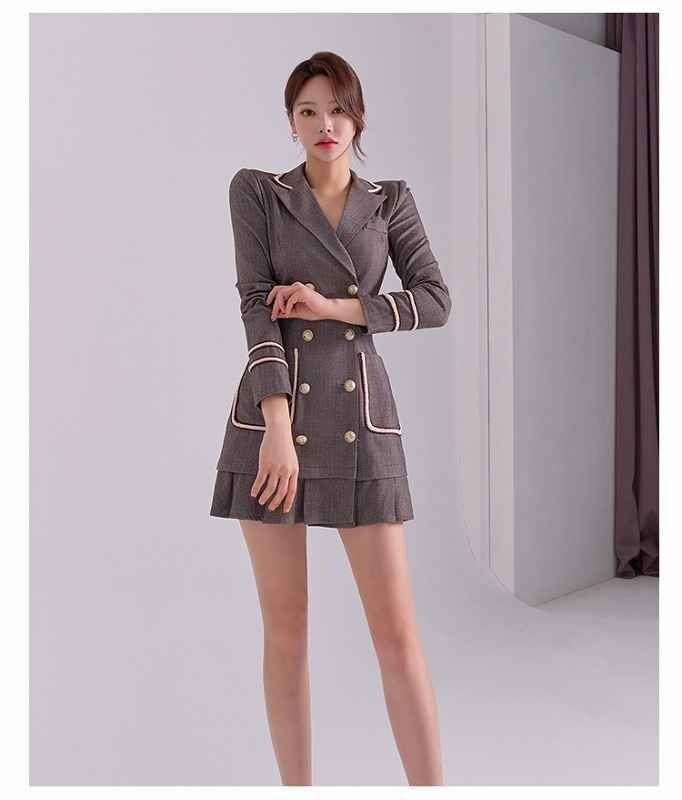  long sleeve One-piece frill minivan pi beautiful . lovely autumn winter lady's L one color 