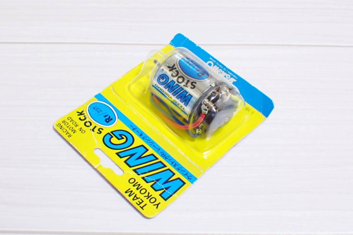  Yocomo Vintage TEAM YOKOMO WING STOCK RF/23T motor не использовался товар 