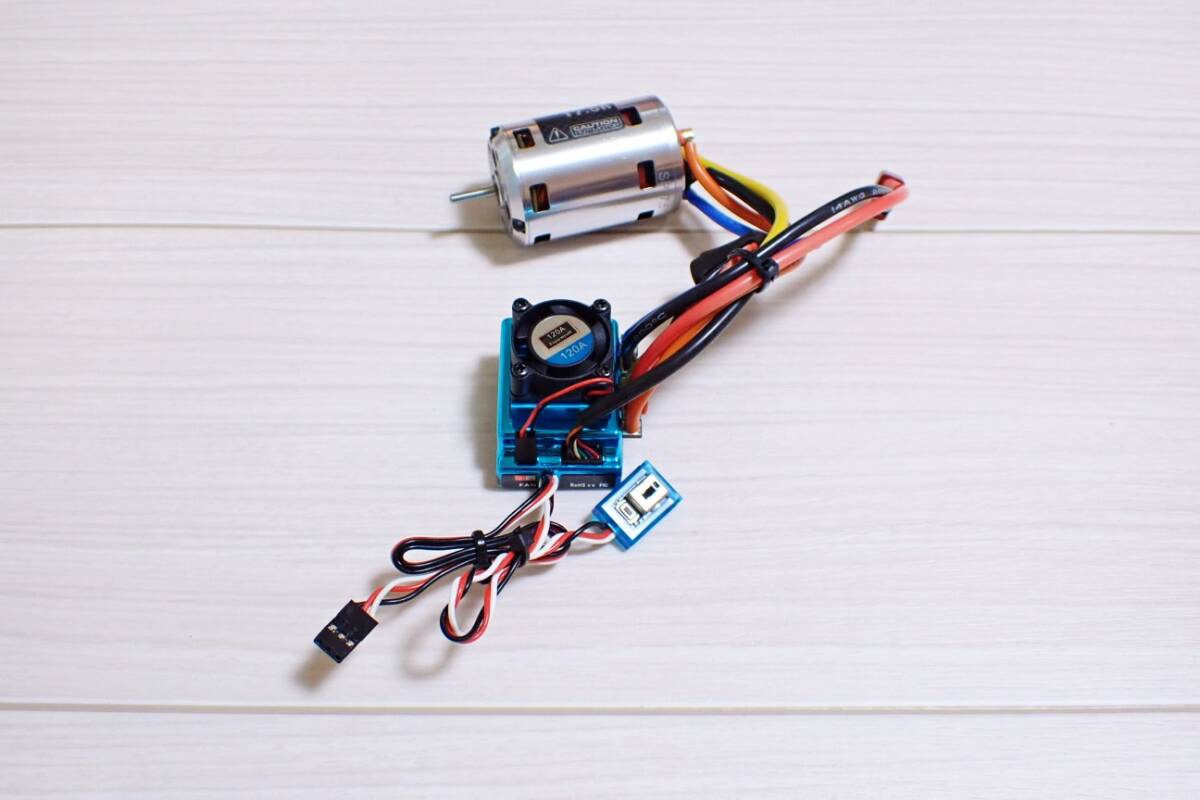 ブラシレスコンボセット 120A モーター SPEED PASSION コンペ3.0 17.5R