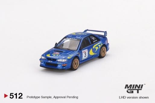MINI GT #512 1/64 スバル インプレッサ WRC97 1997 ラリー サンレモ #3 未開封　ミニカー