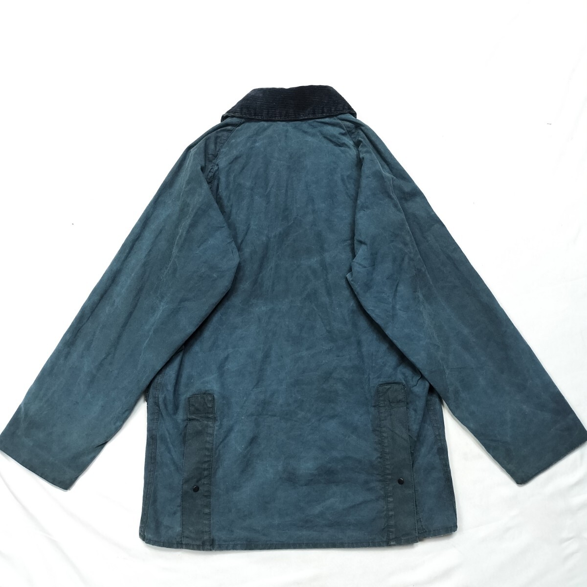 80s Barbour bedale c34 ターコイズ ネイビー 2クレスト 80s Barbour bedale c34 ターコイズ ネイビー 2クレスト