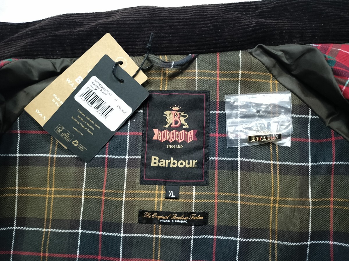 BARBOUR BARACUTA BROWN WAX JACKET G4 XL バブアー バラクータ BARBOUR BARACUTA BROWN WAX JACKET G4 XL バブアー バラクータ
