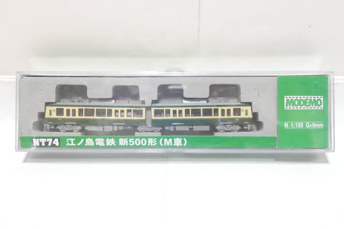 8740K/ほぼ未使用◇MODEMO モデモ Nゲージ NT74 江ノ島電鉄 新