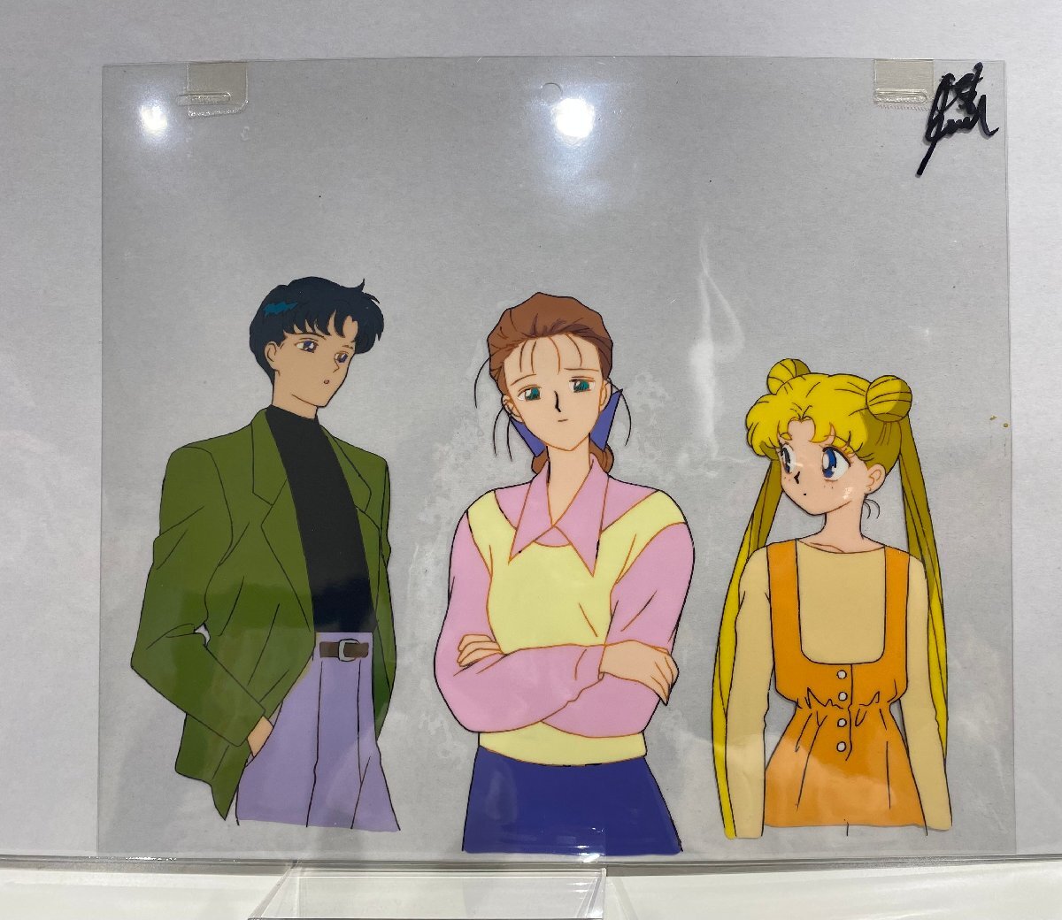 当時物□セーラームーン 月野うさぎ 火野レイ□セル画 直筆原画 当時物□セーラームーン 月野うさぎ 火野レイ□セル画 直筆原画