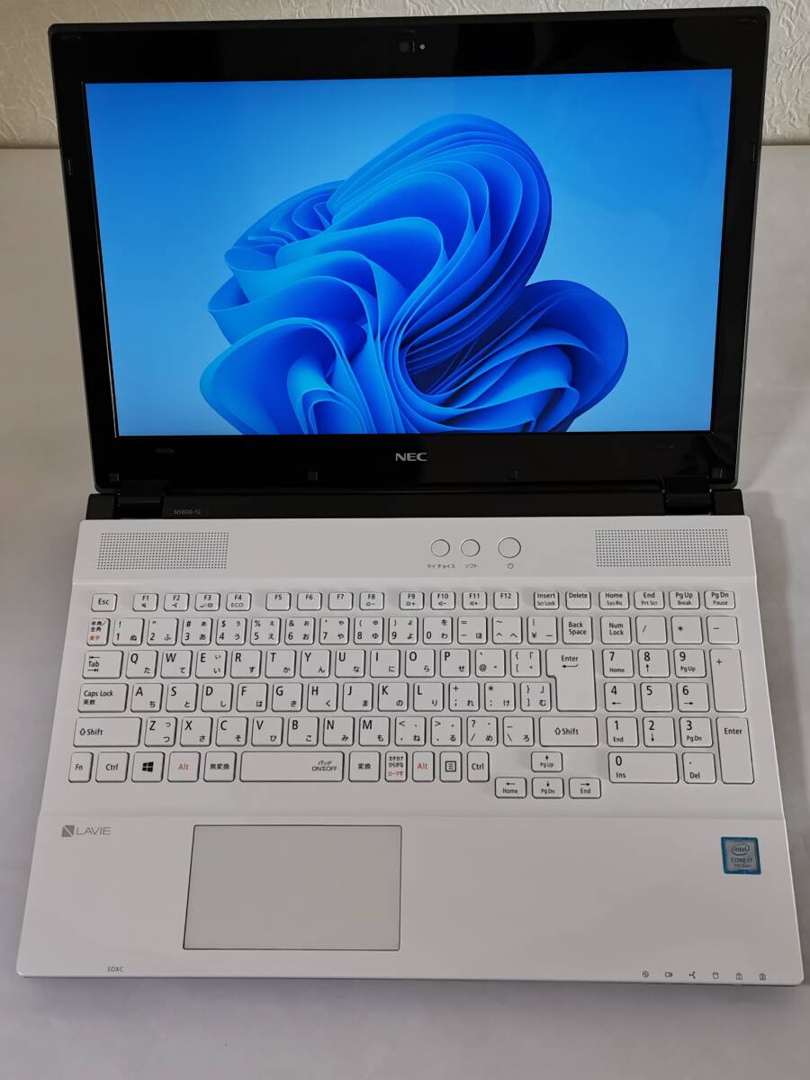 Windowsノート本体 NEC LAVIE NS600GAW i7-7500U NEC LAVIE Note Standard NS600/GAW PC-NS600GAW [クリスタル