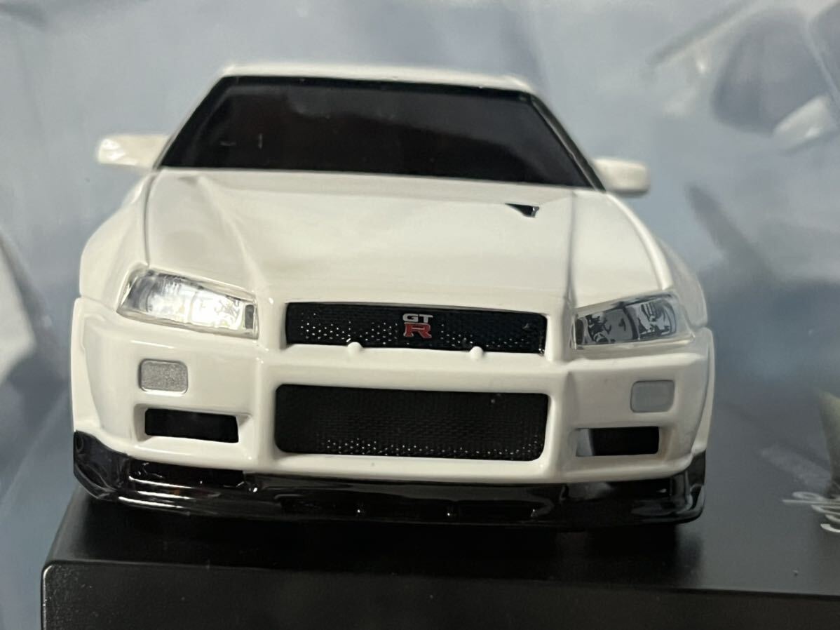  нераспечатанный Kyosho производства Mini-Z корпус Skyline GT-R R34 V спецификация Ⅱnyuru Glo юбка спецификация кузова 1/27