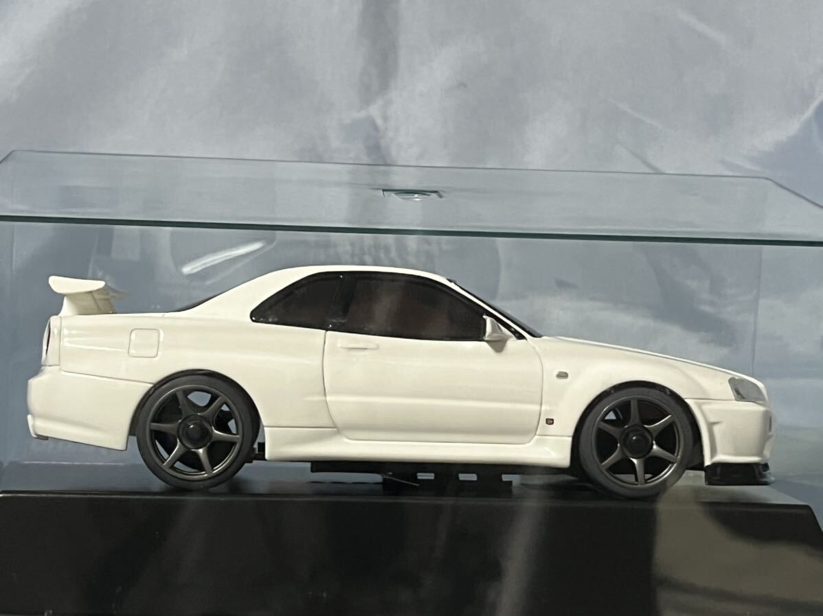  нераспечатанный Kyosho производства Mini-Z корпус Skyline GT-R R34 V спецификация Ⅱnyuru Glo юбка спецификация кузова 1/27