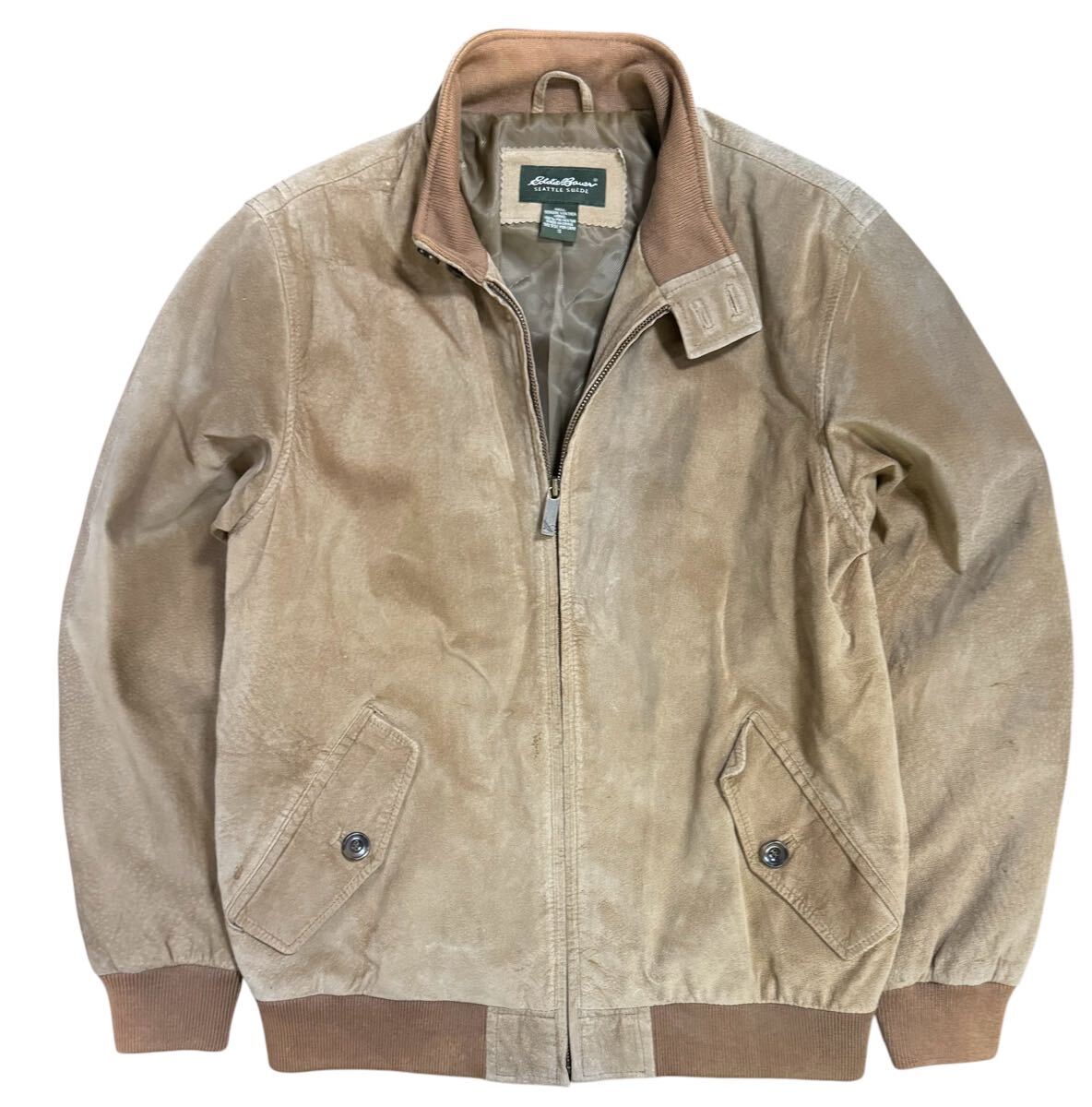 割引発見 雰囲気系 Eddie Bauer ウォッシャブルレザー ピッグスエード G-9 男性用
