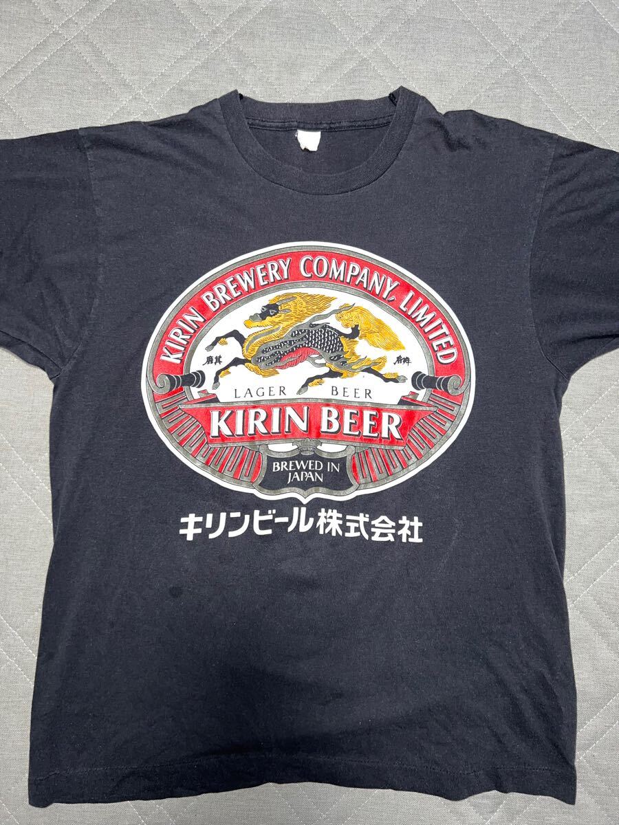 80s ヴィンテージ キリンビール Tシャツ 麒麟 KIRIN BEER ビール 80s ヴィンテージ キリンビール Tシャツ 麒麟 KIRIN BEER ビール