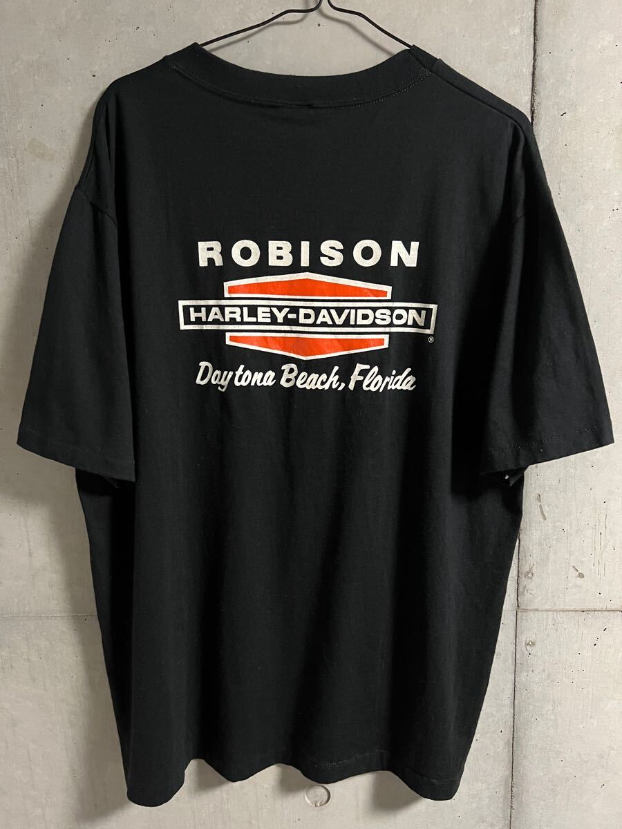 80s ヴィンテージ HARLEY DAVIDSON Wing Bar and Shield Tシャツ 80s ヴィンテージ HARLEY DAVIDSON Wing Bar and Shield Tシャツ